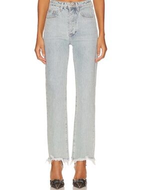 superdown Marilyn Denim Jeans in Light Blue Wash